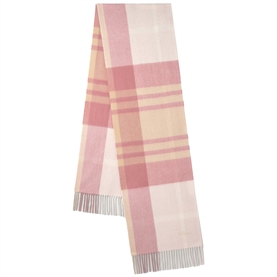 Mulberry Small Check Merino Wool Scarf Pink Scrumpy-Crumpet